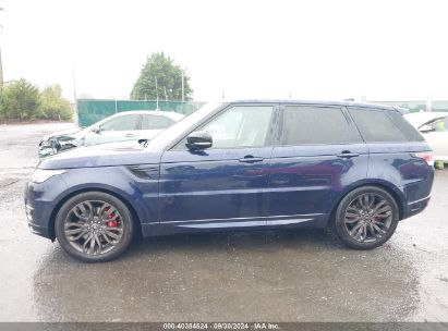 Lot #3051084779 2017 LAND ROVER RANGE ROVER SPORT 3.0L V6 SUPERCHARGED HSE DYNAMIC