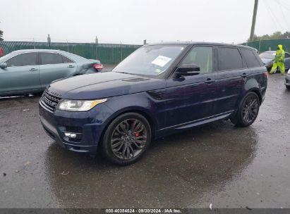 Lot #3051084779 2017 LAND ROVER RANGE ROVER SPORT 3.0L V6 SUPERCHARGED HSE DYNAMIC