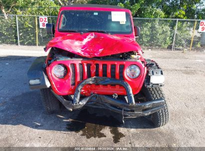 Lot #2992827434 2020 JEEP WRANGLER UNLIMITED SPORT S 4X4