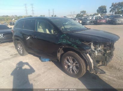 Lot #2997766113 2015 TOYOTA HIGHLANDER XLE V6