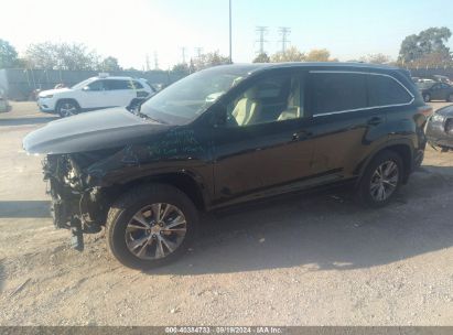 Lot #2997766113 2015 TOYOTA HIGHLANDER XLE V6