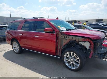 Lot #3054262469 2019 FORD EXPEDITION MAX LIMITED