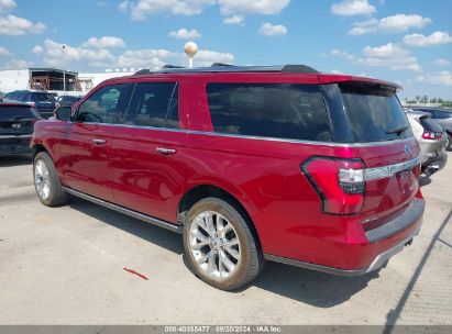 Lot #3054262469 2019 FORD EXPEDITION MAX LIMITED