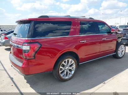 Lot #3054262469 2019 FORD EXPEDITION MAX LIMITED