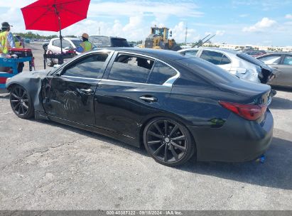 Lot #3035077808 2018 INFINITI Q50 3.0T SPORT