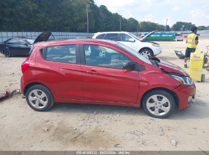 Lot #2996535246 2021 CHEVROLET SPARK FWD LS AUTOMATIC