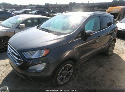 Lot #3007845485 2020 FORD ECOSPORT TITANIUM