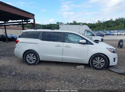 Lot #3042572100 2016 KIA SEDONA LX