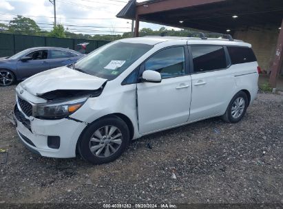 Lot #3042572100 2016 KIA SEDONA LX