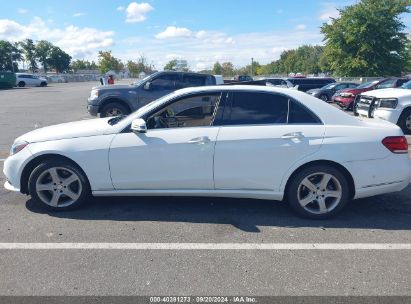 Lot #2992827377 2014 MERCEDES-BENZ E 350 4MATIC/E 350 SPORT