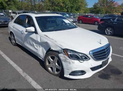 Lot #2992827377 2014 MERCEDES-BENZ E 350 4MATIC/E 350 SPORT