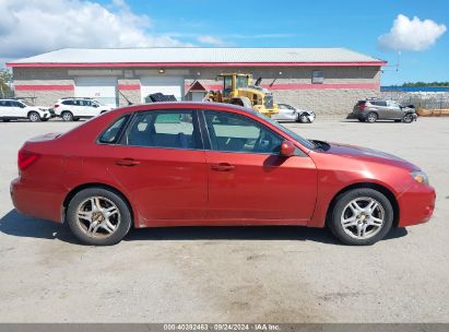 Lot #2992827371 2009 SUBARU IMPREZA 2.5I