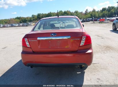 Lot #2992827371 2009 SUBARU IMPREZA 2.5I