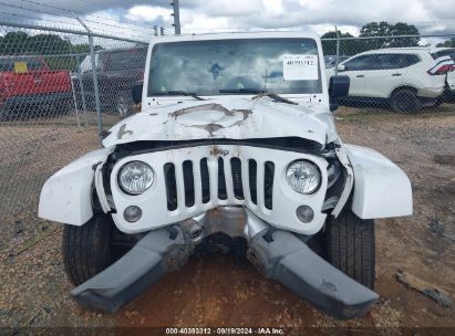 Lot #3037528229 2015 JEEP WRANGLER UNLIMITED SAHARA