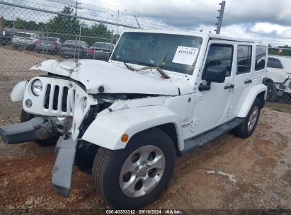 Lot #3037528229 2015 JEEP WRANGLER UNLIMITED SAHARA