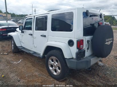 Lot #3037528229 2015 JEEP WRANGLER UNLIMITED SAHARA