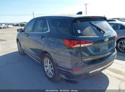 Lot #3035087319 2023 CHEVROLET EQUINOX FWD LT