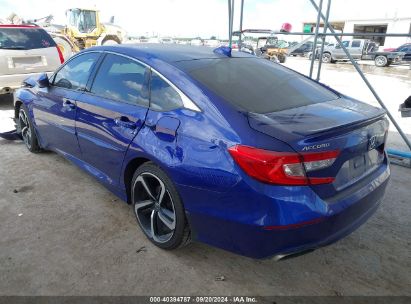 Lot #2992830501 2020 HONDA ACCORD SPORT