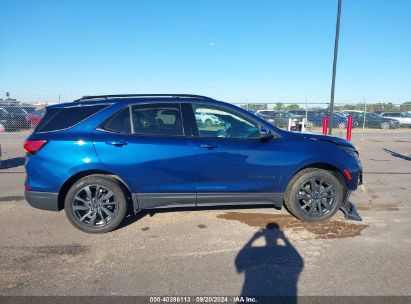 Lot #2992830475 2022 CHEVROLET EQUINOX AWD RS