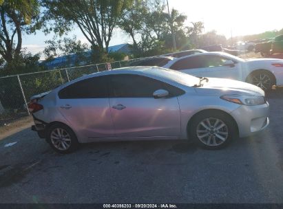 Lot #2995285938 2017 KIA FORTE LX