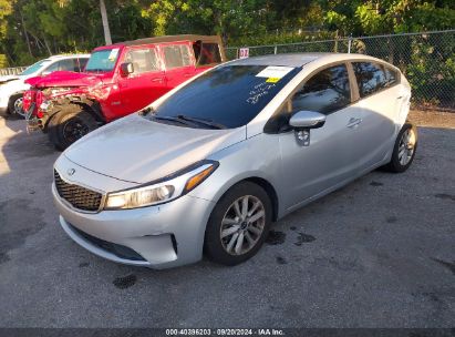 Lot #2995285938 2017 KIA FORTE LX