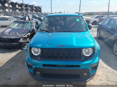 Lot #2992818126 2021 JEEP RENEGADE LATITUDE FWD