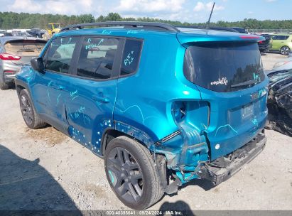 Lot #2992818126 2021 JEEP RENEGADE LATITUDE FWD