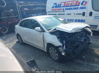 Lot #2996535200 2021 KIA RIO LX