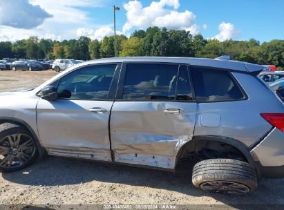 Lot #2987909469 2021 HONDA PASSPORT 2WD EX-L