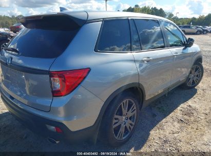 Lot #2987909469 2021 HONDA PASSPORT 2WD EX-L