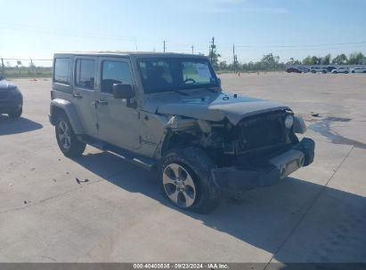 Lot #2992819912 2017 JEEP WRANGLER UNLIMITED SAHARA 4X4