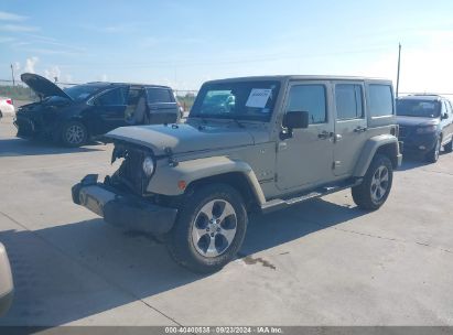 Lot #2992819912 2017 JEEP WRANGLER UNLIMITED SAHARA 4X4