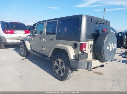 Lot #2992819912 2017 JEEP WRANGLER UNLIMITED SAHARA 4X4