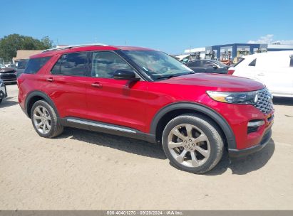 Lot #2997778279 2020 FORD EXPLORER PLATINUM