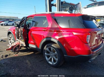 Lot #2997778279 2020 FORD EXPLORER PLATINUM