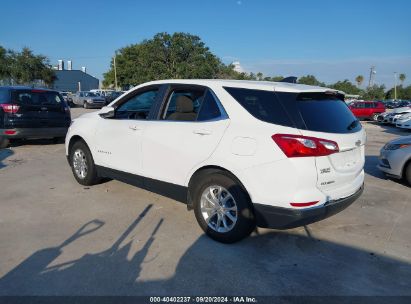 Lot #2995285873 2021 CHEVROLET EQUINOX FWD LT