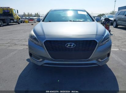 Lot #2992833328 2017 HYUNDAI SONATA HYBRID LIMITED