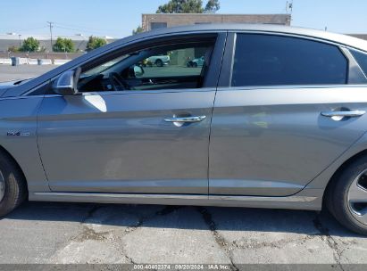 Lot #2992833328 2017 HYUNDAI SONATA HYBRID LIMITED