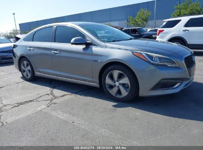 Lot #2992833328 2017 HYUNDAI SONATA HYBRID LIMITED