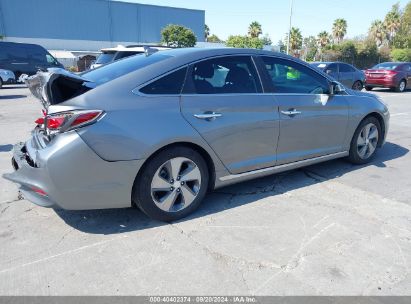 Lot #2992833328 2017 HYUNDAI SONATA HYBRID LIMITED