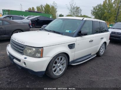 Lot #2997778262 2009 LAND ROVER RANGE ROVER SPORT HSE