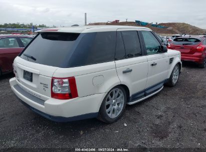 Lot #2997778262 2009 LAND ROVER RANGE ROVER SPORT HSE