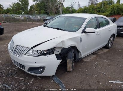 Lot #3050081175 2010 LINCOLN MKS