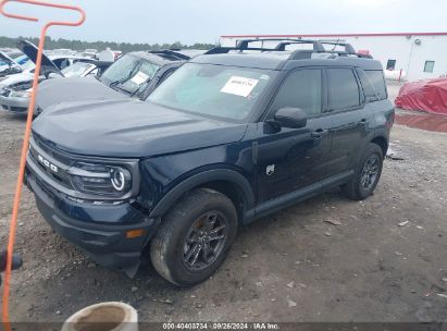 Lot #3005351299 2023 FORD BRONCO SPORT BIG BEND