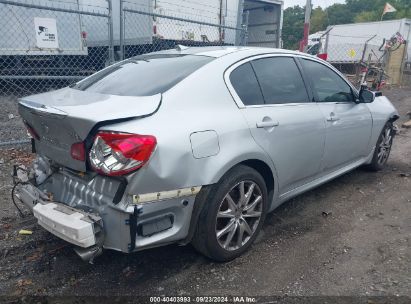 Lot #2997778237 2010 INFINITI G37X