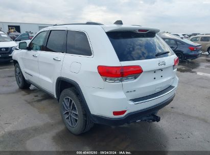 Lot #2987909540 2019 JEEP GRAND CHEROKEE LIMITED 4X4