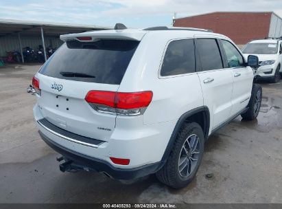 Lot #2987909540 2019 JEEP GRAND CHEROKEE LIMITED 4X4