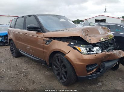 Lot #3035077693 2016 LAND ROVER RANGE ROVER SPORT 5.0L V8 SUPERCHARGED/5.0L V8 SUPERCHARGED DYNAMIC