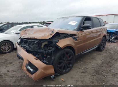 Lot #3035077693 2016 LAND ROVER RANGE ROVER SPORT 5.0L V8 SUPERCHARGED/5.0L V8 SUPERCHARGED DYNAMIC