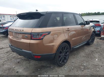 Lot #3035077693 2016 LAND ROVER RANGE ROVER SPORT 5.0L V8 SUPERCHARGED/5.0L V8 SUPERCHARGED DYNAMIC